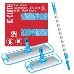 Набір швабра для миття підлоги e-Cloth Easy-Click Telescopic Pole + Mini 743534