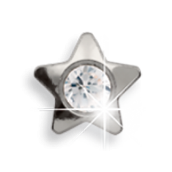 Сережки для проколу вух EXXL Е118 Stella Cristallo