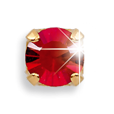 Сережки для проколу вух EXXL Е125 Luglio Rubino