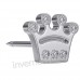 Сережки для проколу вух Inverness K032с Crown 6mm з короткою голкою 9mm