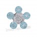 Сережки Inverness 117с Flower Aquamarina / Cristal 5mm NIOBIO