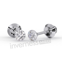 Сережки Inverness 174с Cristal 3mm/Cristals from Swarovski NIOBIO Сережки Inverness 174с Cristal 3mm/Cristals from Swarovski NIOBIO