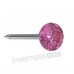 Сережки Inverness 175с Rose 3mm/Cristals from Swarovski NIOBIO