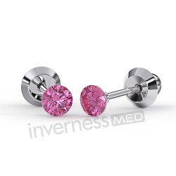 Сережки Inverness 175с Rose 3mm/Cristals from Swarovski NIOBIO Сережки Inverness 175с Rose 3mm/Cristals from Swarovski NIOBIO