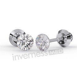 Сережки Inverness 191c Cristal 4mm/Cristals from Swarovski NIOBIO Сережки Inverness 191c Cristal 4mm/Cristals from Swarovski NIOBIO