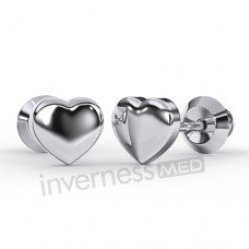 Сережки Inverness 122с Heart 5mm NIOBIO Сережки Inverness 122с Heart 5mm NIOBIO