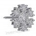 Сережки для проколу вух Inverness K1232c Cristallo neve 3mm