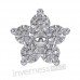 Сережки Inverness 137с Flower 5 Zircons 6mm NIOBIO