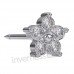 Сережки Inverness 137с Flower 5 Zircons 6mm NIOBIO