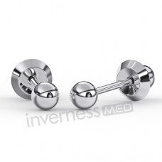 Сережки Inverness 159 Pallina Mini TITANIUM Сережки Inverness 159 Pallina Mini TITANIUM