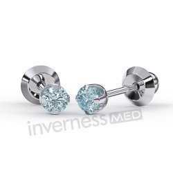 Сережки для проколу вух Inverness 173 Acquamarin