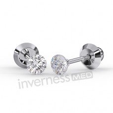 Сережки Inverness 174с Cristal 3mm/Cristals from Swarovski NIOBIO Сережки Inverness 174с Cristal 3mm/Cristals from Swarovski NIOBIO