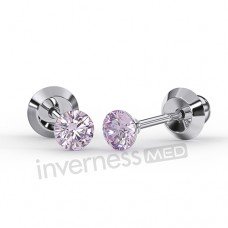 Сережки Inverness 176с Violet 3mm/Cristals from Swarovski NIOBIO Сережки Inverness 176с Violet 3mm/Cristals from Swarovski NIOBIO
