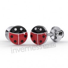 Сережки Inverness 187с Ladybug 5,5mm Steel Сережки Inverness 187с Ladybug 5,5mm Steel