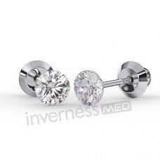 Сережки Inverness 191c Cristal 4mm/Cristals from Swarovski NIOBIO Сережки Inverness 191c Cristal 4mm/Cristals from Swarovski NIOBIO