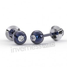 Сережки Inverness 530 Pallina Anodized TITANIUM