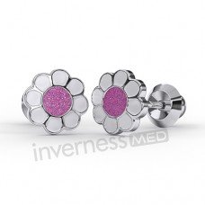 Сережки для проколу вух Inverness K623с1 Daisy 6mm з короткою голкою 9mm Сережки для проколу вух Inverness K623с1 Daisy 6mm з короткою голкою 9mm