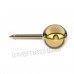 Сережки для проколу вух Inverness K776c1 Ball 3mm з короткою голкою 9mm