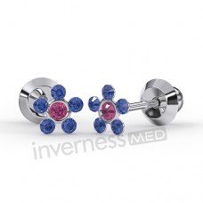 Сережки Inverness 803 Flower Steel Сережки Inverness 803 Flower Steel