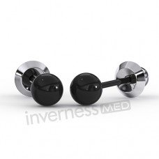 Сережки Inverness 898 Black Ball 4mm Steel Сережки Inverness 898 Black Ball 4mm Steel