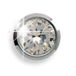 Сережки для проколу вух EXXL Е146 Brillantino Mini Aprile Cristallo