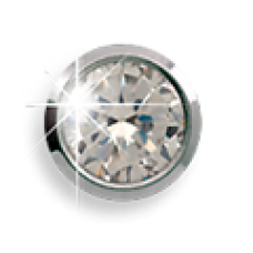 Сережки для проколу вух EXXL Е146 Brillantino Mini Aprile Cristallo