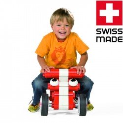 Дитячий конструктор Kiditec 1180 Multicar - Машина для дітей (червона)