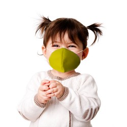 Маска багаторазова для дітей SA052 Giallo (6-13лет)