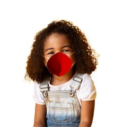 Маска багаторазова для дітей SA052 Rosso (6-13лет)