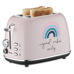 Тостер Trisa "Good Vibes" 7371.8612 з малюнком Тостер Trisa "Good Vibes" 7371.8612 з малюнком